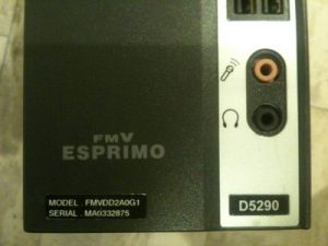 富士通 FMV-D5290 起動しない マザーボード交換 FMV電源入らない